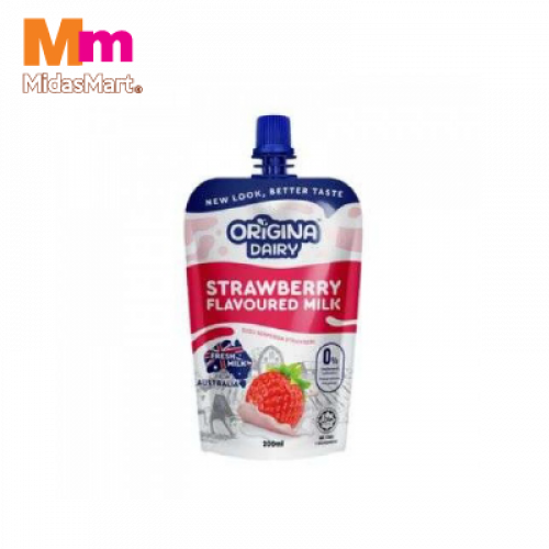 ORIGINA DAIRY STRAWBERRY MILK 1X200ML 