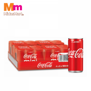 COCA COLA CAN CLASSIC MINI 24X180ML 