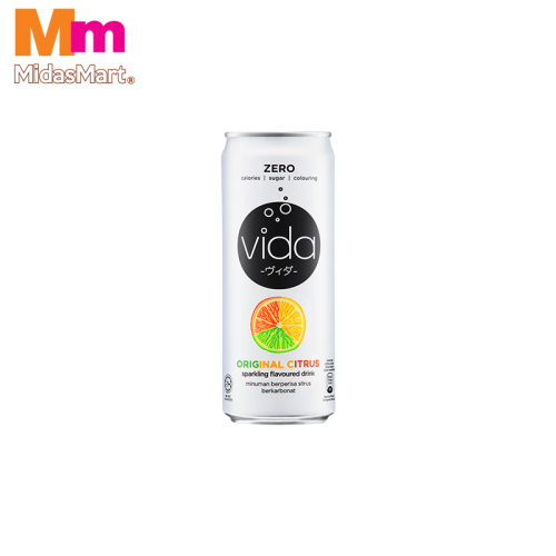 VIDA ZERO ORIGINAL CITRUS SPARKLING DRINK (325ML)