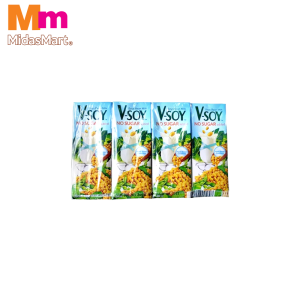 V-SOY NO SUGAR ADDED SOY MILK (4 X 200ML)