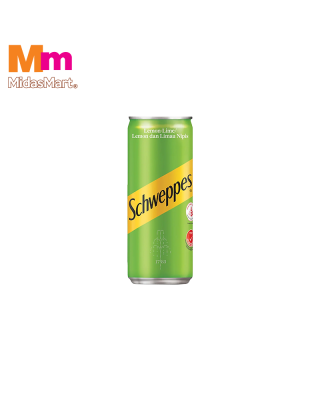 SCHWEPPES LEMON LIME SODA CAN (320ML)