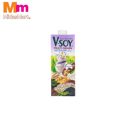 V-SOY MULTIGRAIN NO SUGAR SOY MILK (1 LITER)