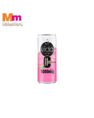 VIDA C PINK GUAVA SPARKLING DRINK (325ML)