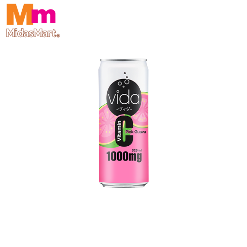 VIDA C PINK GUAVA SPARKLING DRINK (325ML)