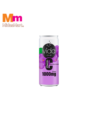 VIDA C BLACKCURRANT SPARKLING DRINK (325ML)