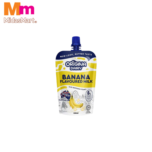 ORIGINA BANANA MILK POUCH (200ML)