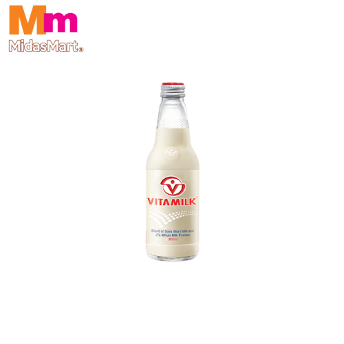 VITAMILK SOYA BEAN MILK REGULAR BOTTLE (300ML)