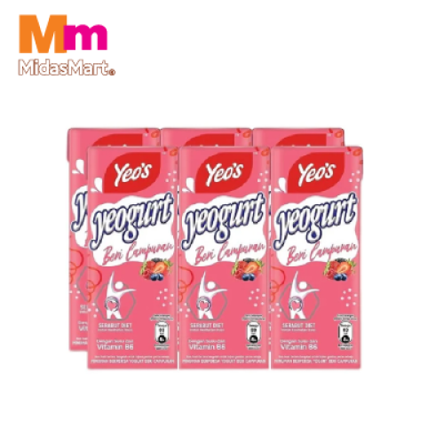 YEO'S YOUGURT M.BERRY 1X6X250ML