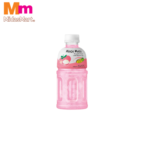 MOGU MOGU LYCHEE DRINK WITH NATA DE COCO (320ML)