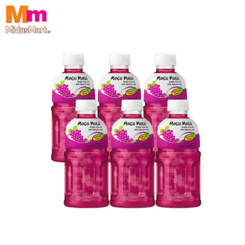 Mogu Mogu Grape with Nata de Coco 6x320ml Mogu Mogu Grape with Nata de Coco 6x320ml
