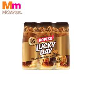 KOPIKO LUCKY DAY COFFEE PACK (6 X 180ML)