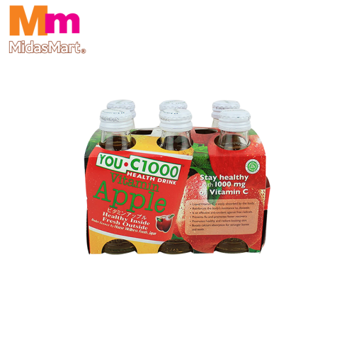 YOU C 1000 VITAMIN DRINKS APPLE MULTIPACK (6 x 140ML)