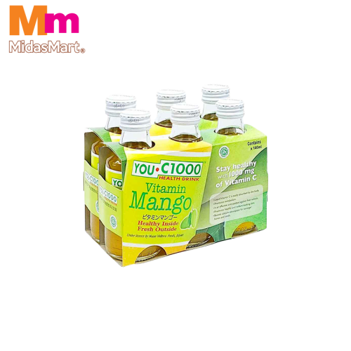 YOU C 1000 VITAMIN DRINKS MANGO MULTIPACK (6 x 140ML)