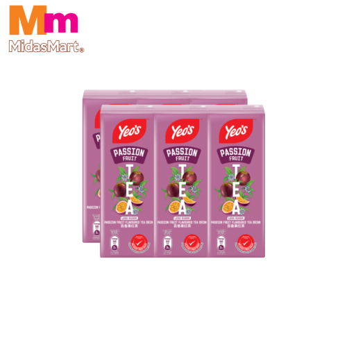 YEO'S PASSION FRUIT BLACK TEA MULTIPACK (6 X 250ML)