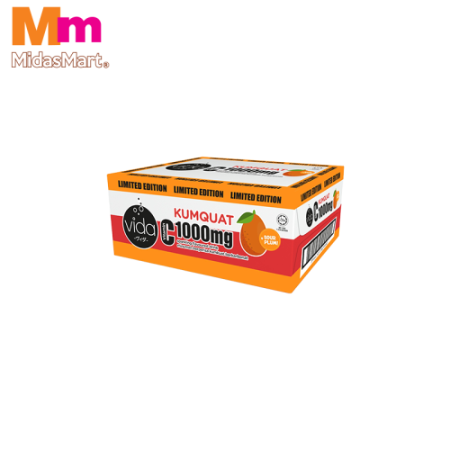 VIDA C KUMQUAT SPARKLING DRINK CARTON BOX (24 X 325ML)