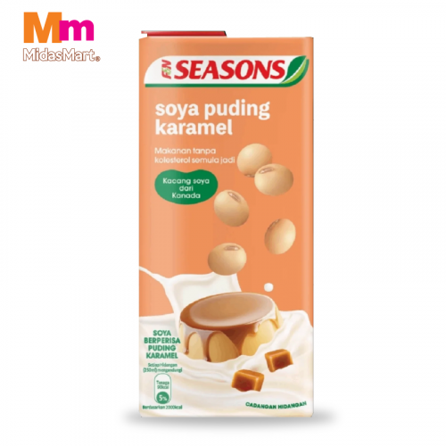 SEASONS SOYA PUDING KARAMEL 1 LITER