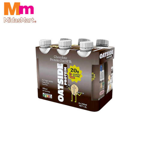 OATSIDE PROTEIN CHOCOLATE OAT MILK (6 X 250ML)