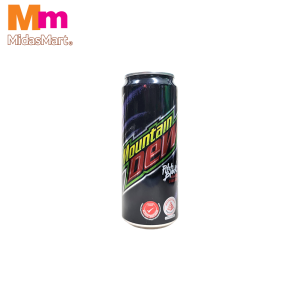 MOUNTAIN DEW PITCH BLACK SODA CAN (320ML)