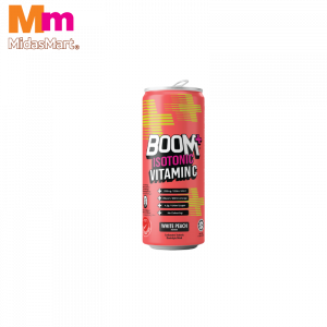BOOM+ Isotonic Vitamin C White Peach 1x325ml BOOM+ Isotonic Vitamin C White Peach 1x325ml