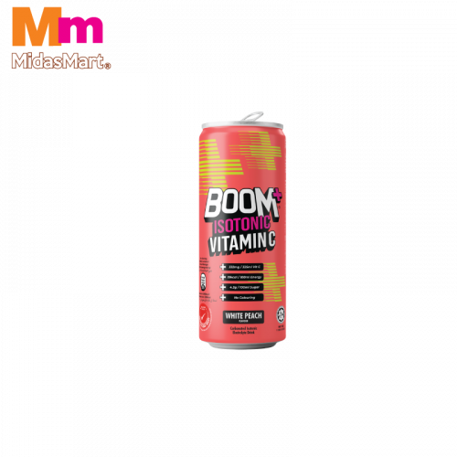 BOOM+ Isotonic Vitamin C White Peach 1x325ml