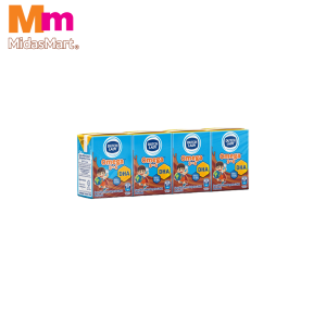 DUTCH LADY UHT OMEGA CHOCOLATE MILK (4 X 125ML)