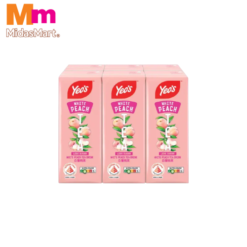 YEO'S WHITE PEACH TEA (6 X 250ML)