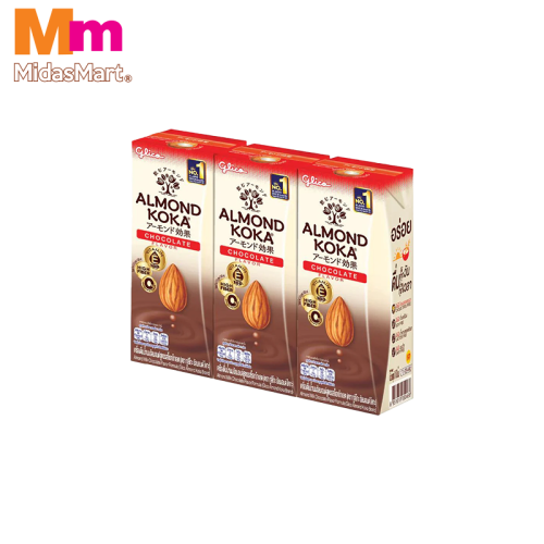 ALMOND KOKA CHOCOLATE ALMOND MILK (3 X 180ML)