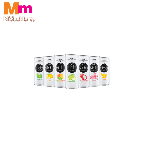 VIDA C ASSORTED SPARKLING DRINKS PACK (7 X 325ML)