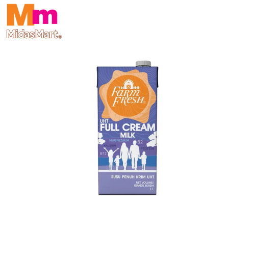 FARM FRESH UHT FULL CREAM MILK (1 LITER)