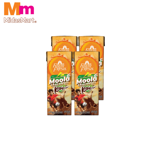 FARM FRESH MOOLA CHOCOLATE MALT MILK (4 X 180ML)