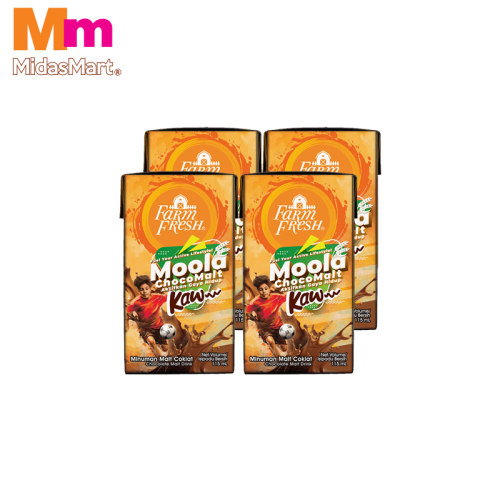FARM FRESH MOOLA CHOCOLATE MALT MILK (4 X 115ML)