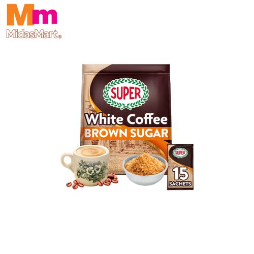 SUPER CHARCOAL ROASTED WHITE COFFEE BROWN SUGAR (15S X 21G)