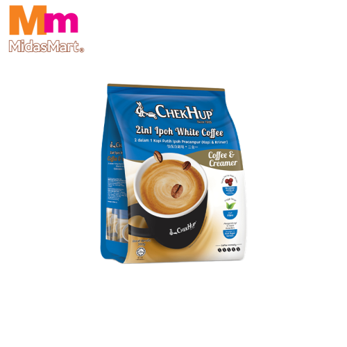 CHEK HUP WHITE COFFEE 2-IN-1 NO SUGAR (12S X 30G)