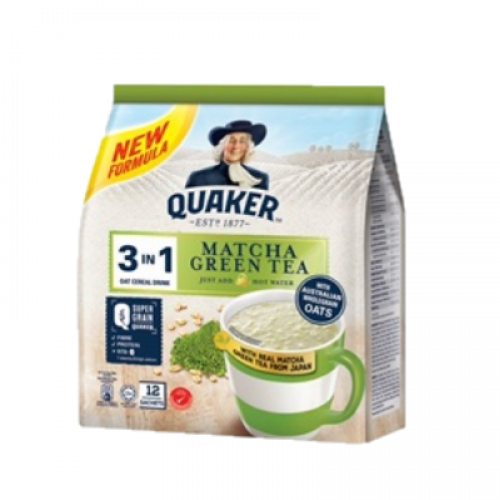 QUAKER MATCHA GREEN TEA 1X12X28G