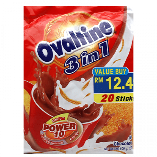 OVALTINE 3 IN 1 ORIGINAL 1 x20X30G