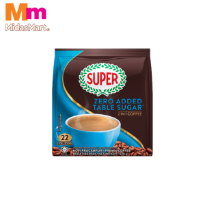 SUPER 2-IN-1 WHITE COFFEE & CREAMER ZERO SUGAR (22S X 10G)