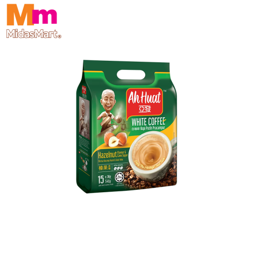 AH HUAT WHITE COFFEE HAZELNUT (36G)