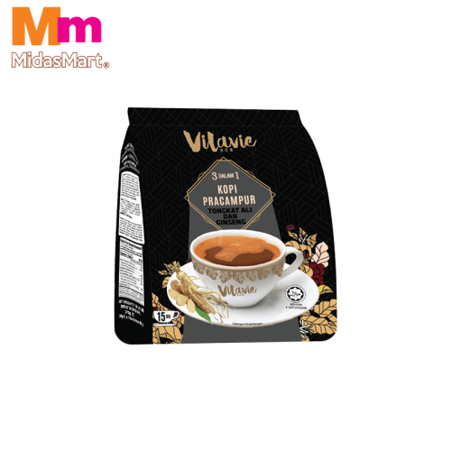 VILAVIE 3 IN 1 COFFEE TONGKAT ALI AND GINSENG (18G)