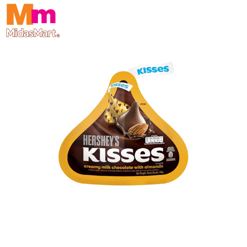 HERSHEY'S ICONIC KISSES WITH ALMOND SHARING PACK (146G)