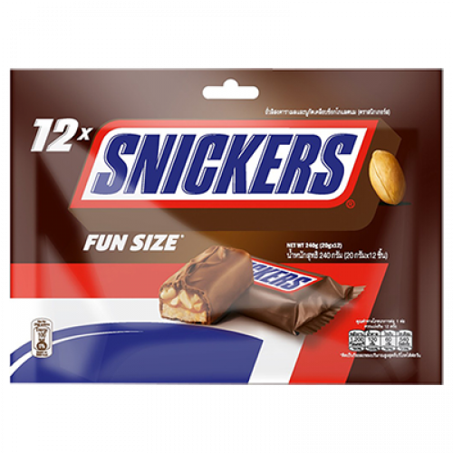 SNICKERS PEANUT FUNSIZE 240G 1X240G