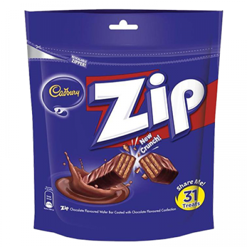 CADBURY ZIP SHAREBAG 1X162G