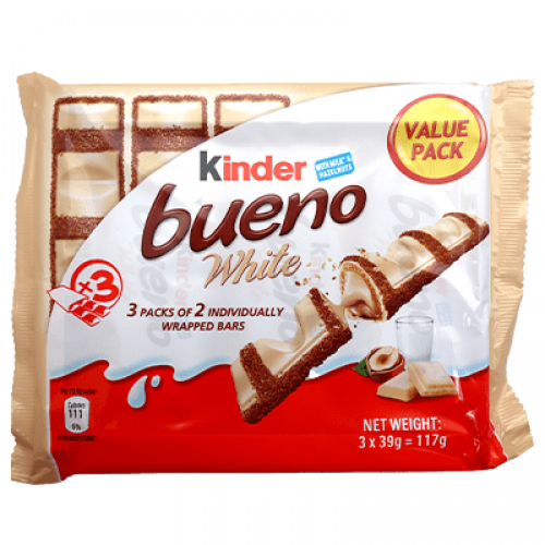 KINDER BUENO WHITE T6  1X3X43G