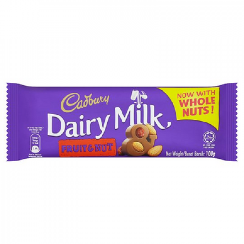 CADBURY FRUIT& NUT 1X90G