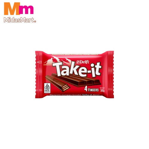 DELFI TAKE IT 4 FINGER MILK CHOCOLATE (35G)