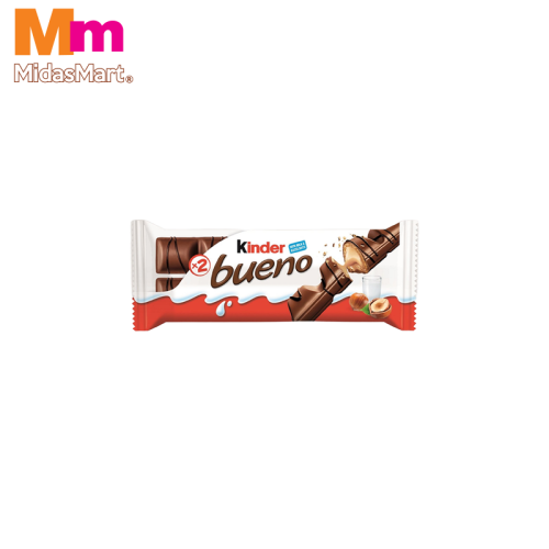 KINDER BUENO MILK & HAZELNUT VALUE PACK (PACK OF 10) (43G)