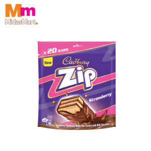 CADBURY ZIP SHAREBAG - STRAWBERRY (160G)
