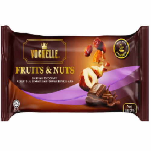 VOCHELLE BAR CHOC FRUIT & NUTS 1 X 175G