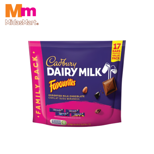 CADBURY FAVOURITES SHAREBAG (17X212.5G)