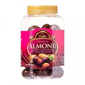 DAIANA ALMOND DARK CHOC 1X400G