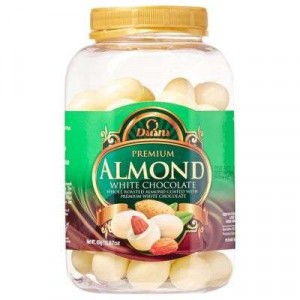 DAIANA ALMOND WHITE CHOC 1X400G